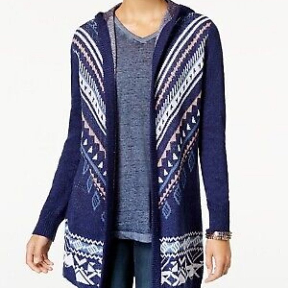 Hippie Rose Open Front Sweater Small